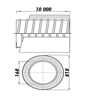 Potrubie kruhové ohybné s izoláciou Ø 160mm X 10m