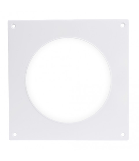 Plastový montážny rámček pre kruhové potrubie Ø 100 mm
